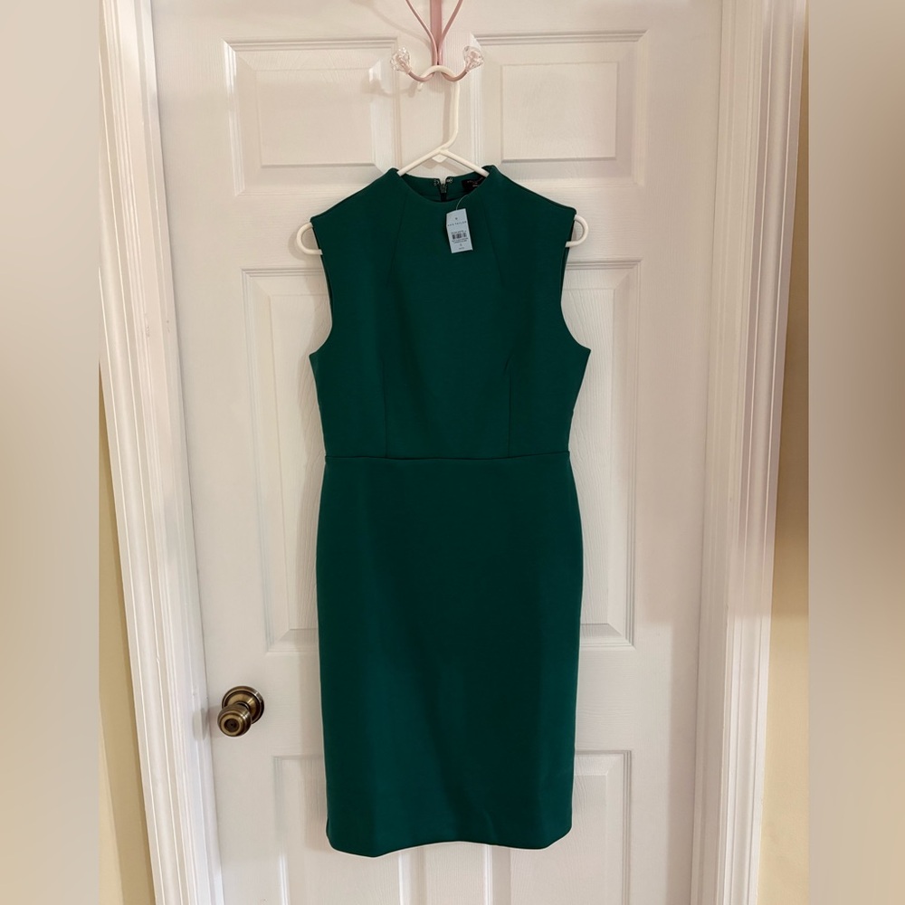 Ann Taylor Sleeveless Green Dress